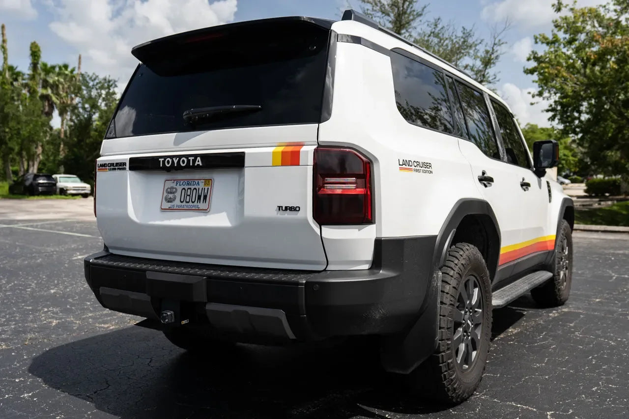 TURBO Acrylic Laser Series Tailgate Badge - 2024+ Land Cruiser / Tacoma / 2025+ 4Runner StickerFab