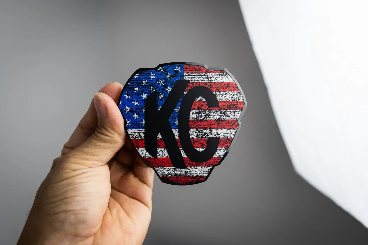 KC HiLITES Flex Era 3 Cover Overlays - Universal StickerFab