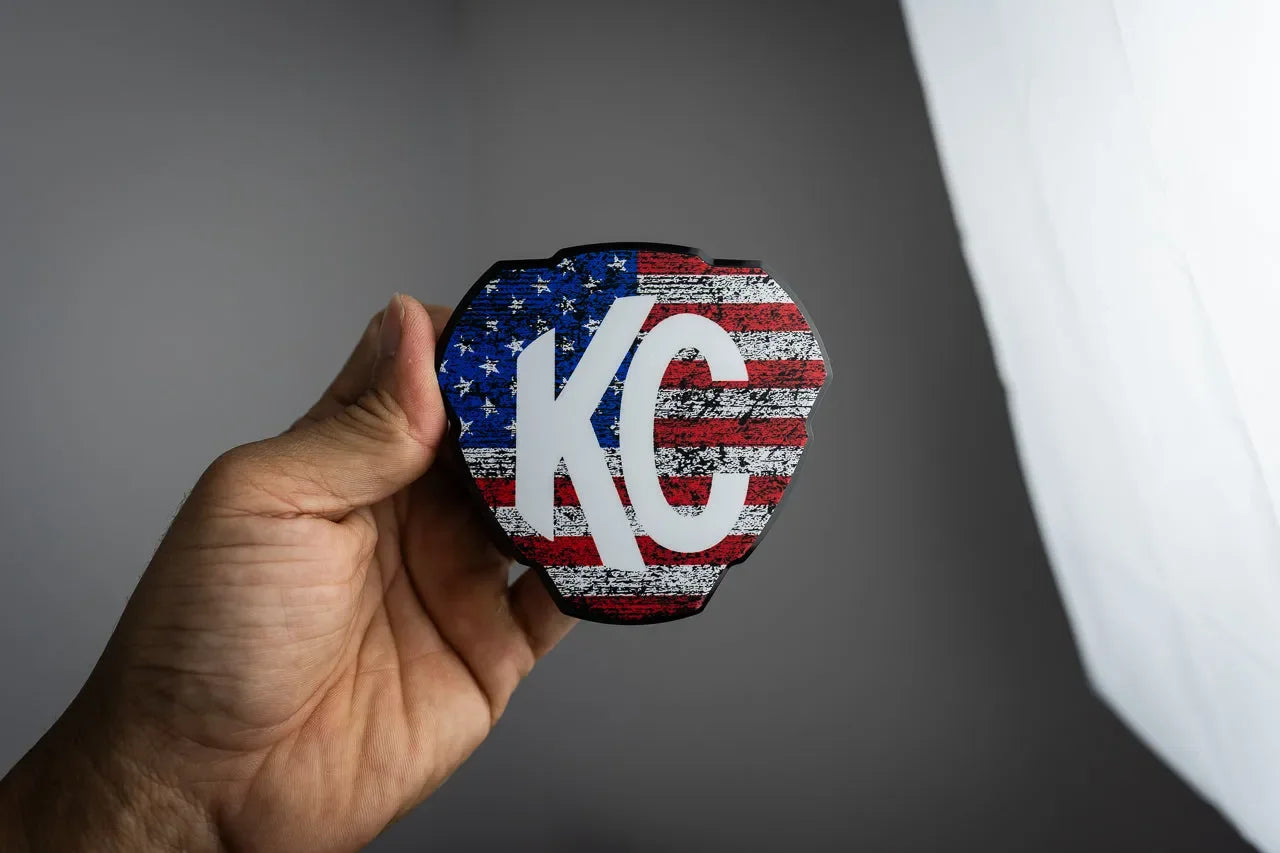 KC HiLITES Flex Era 3 Cover Overlays - Universal StickerFab