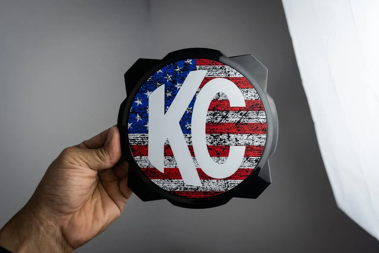 KC HiLITES Pro6 / Titan Gravity Freedom Series Light Cover Overlays - Universal StickerFab