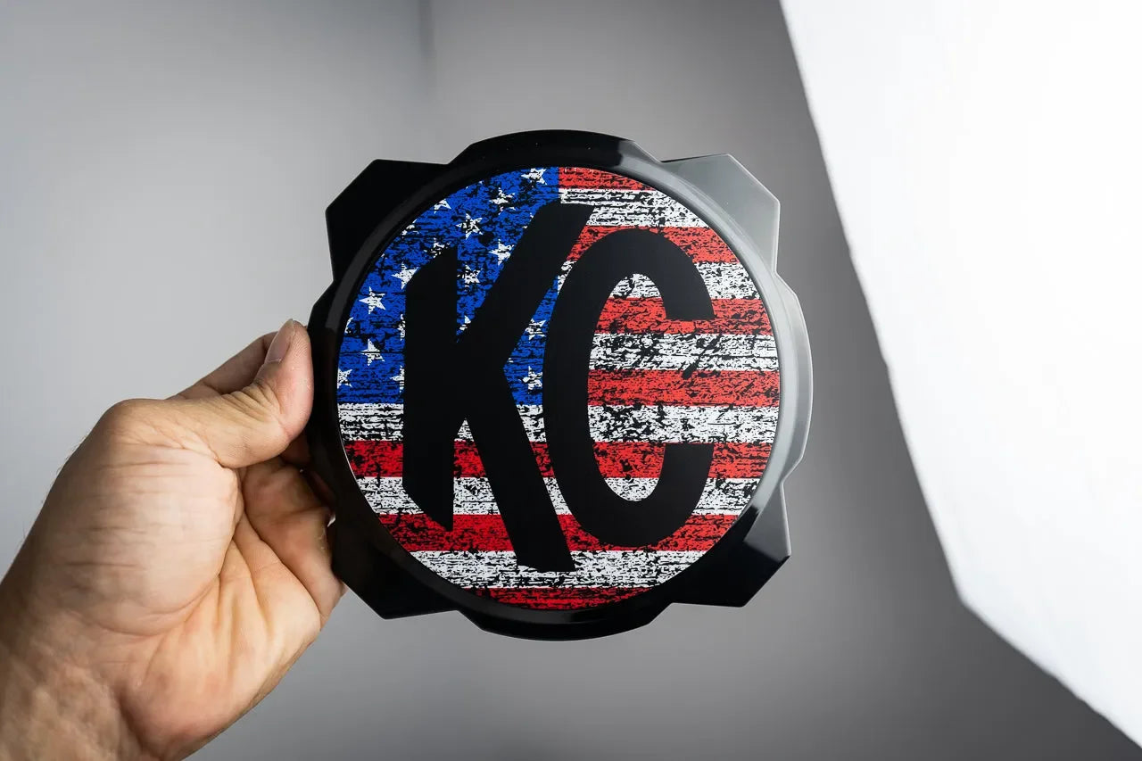 KC HiLITES Pro6 / Titan Gravity Freedom Series Light Cover Overlays - Universal StickerFab