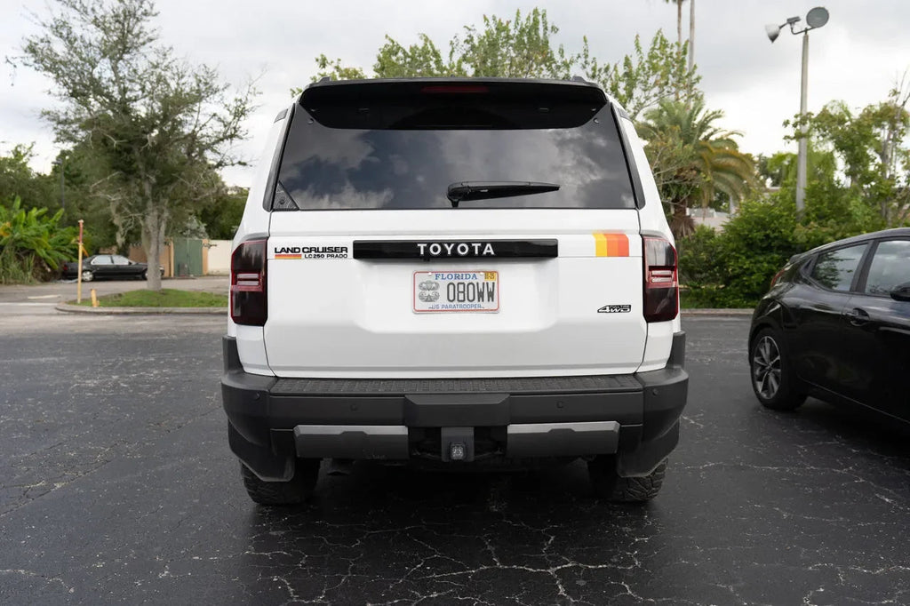FULL TIME 4WD Acrylic Laser Series Tailgate Badge - 2024+ Land Cruiser / GX550 / 2025+ 4Runner Limited StickerFab