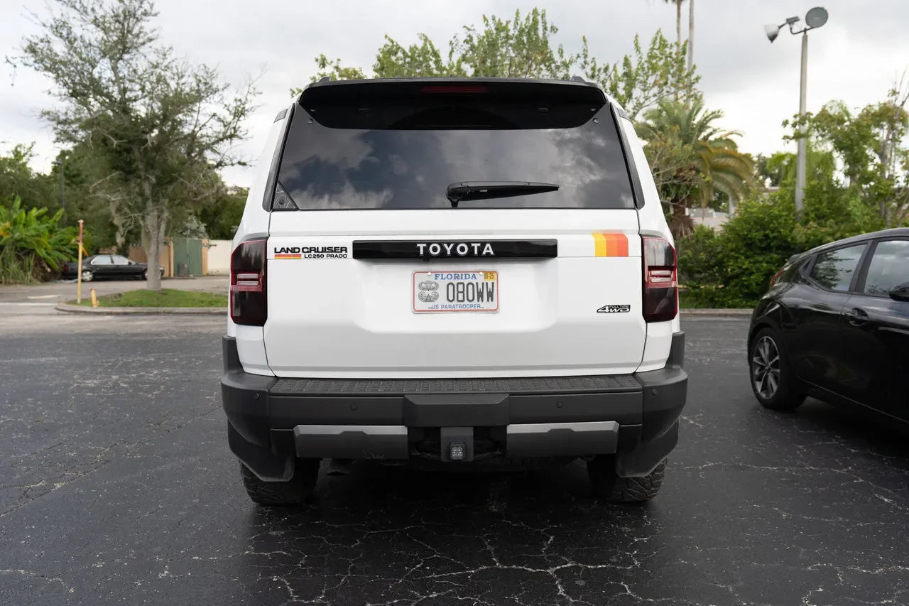 FULL TIME 4WD Acrylic Laser Series Tailgate Badge - 2024+ Land Cruiser / GX550 / 2025+ 4Runner Limited StickerFab