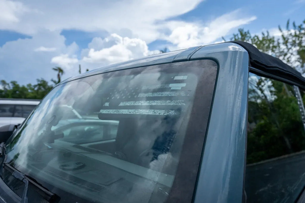 Freedom Series Sun Visor Overlays (Printed Series) - 2021+ Bronco StickerFab