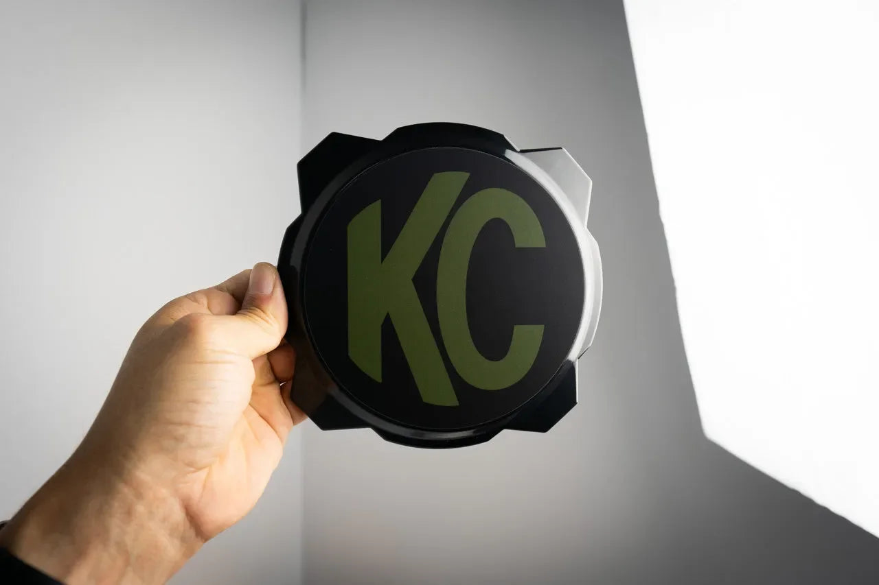 KC HiLITES Era 4 ROUND Series Light Cover Overlays - Universal StickerFab