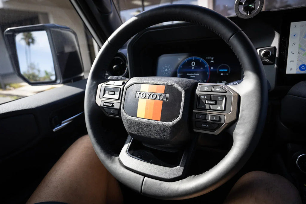Heritage Steering Wheel Overlay - 2024+ Land Cruiser StickerFab