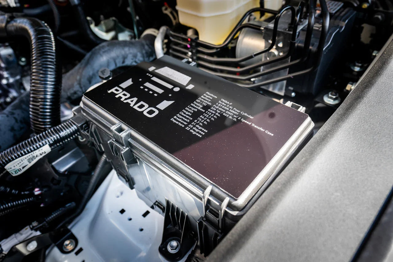 Driver Side Fuse Box Acrylic Plate - 2024+ Land Cruiser StickerFab