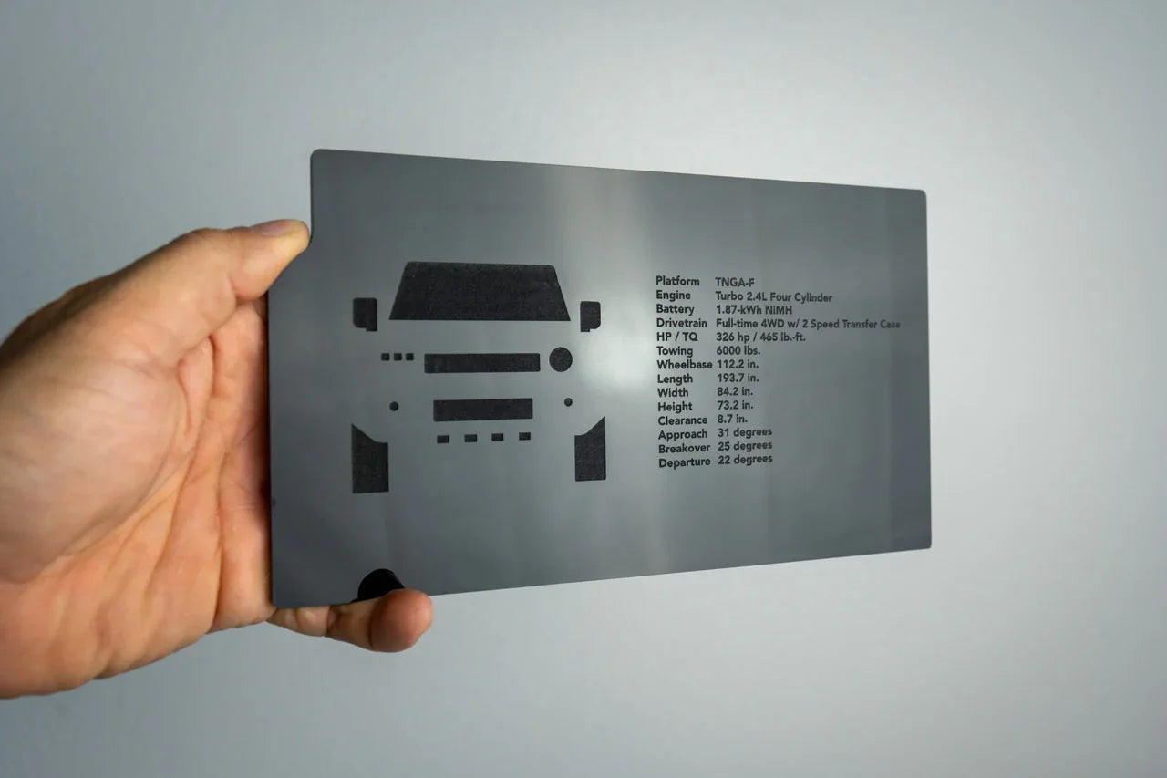 Driver Side Fuse Box Acrylic Plate - 2024+ Land Cruiser StickerFab