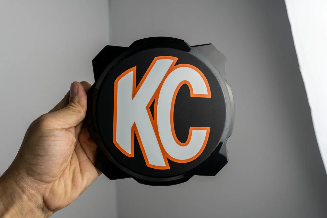 KC HiLITES Era 4 ROUND Series Light Cover Overlays - Universal StickerFab