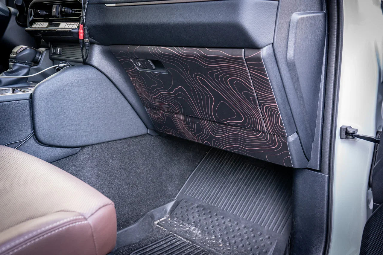 Topographic Glovebox Panel Protection - 2024+ Land Cruiser StickerFab