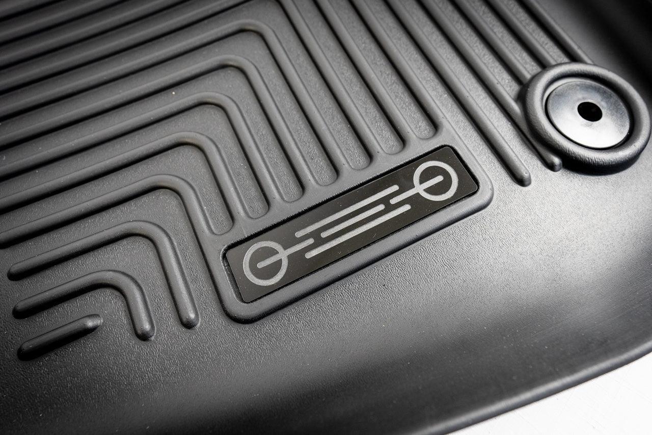 6th Gen Grille Husky Floor Mat Logo (Etched Acrylic) - 2021+ Bronco StickerFab