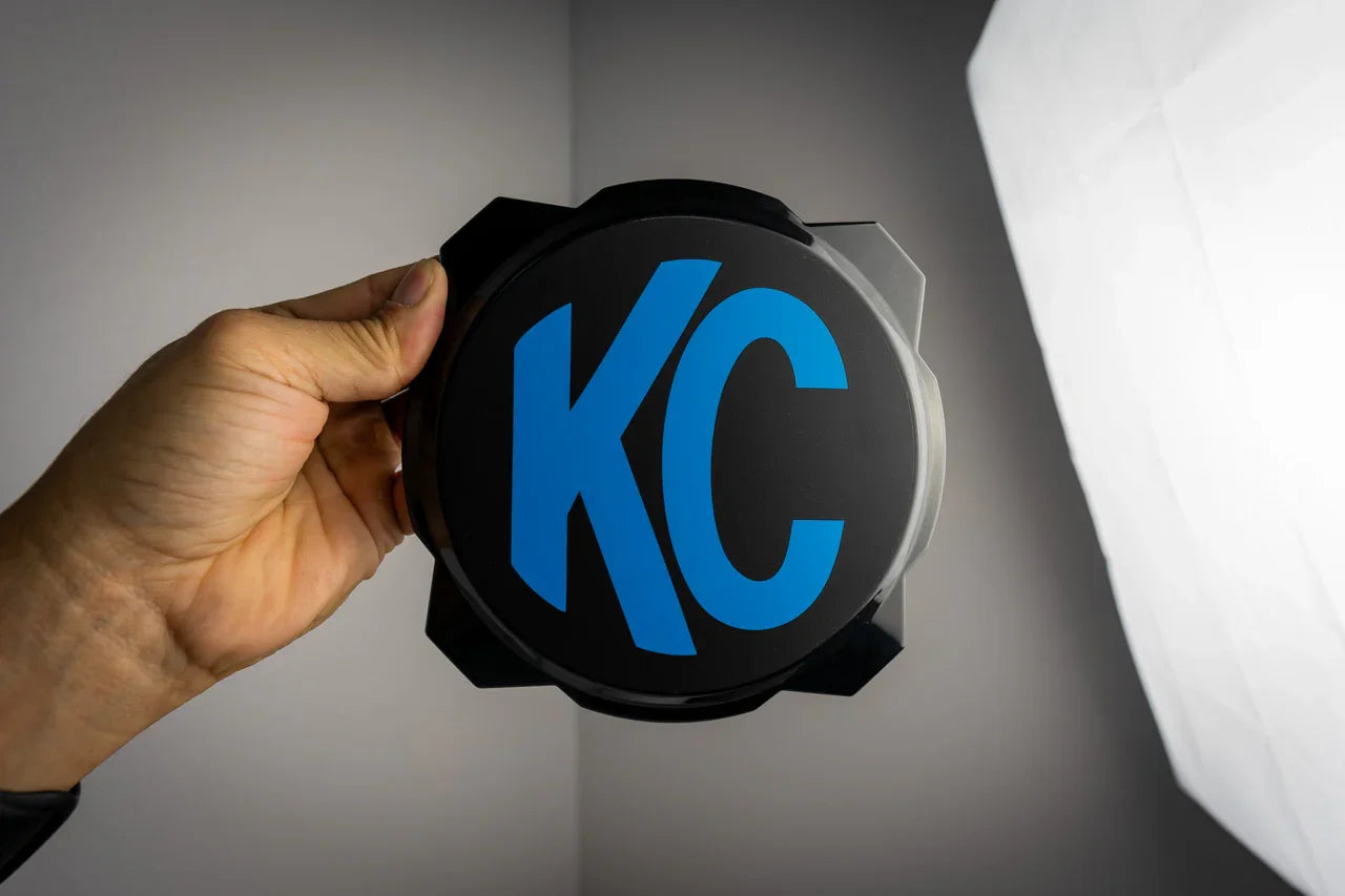 KC HiLITES Era 4 ROUND Series Light Cover Overlays - Universal StickerFab