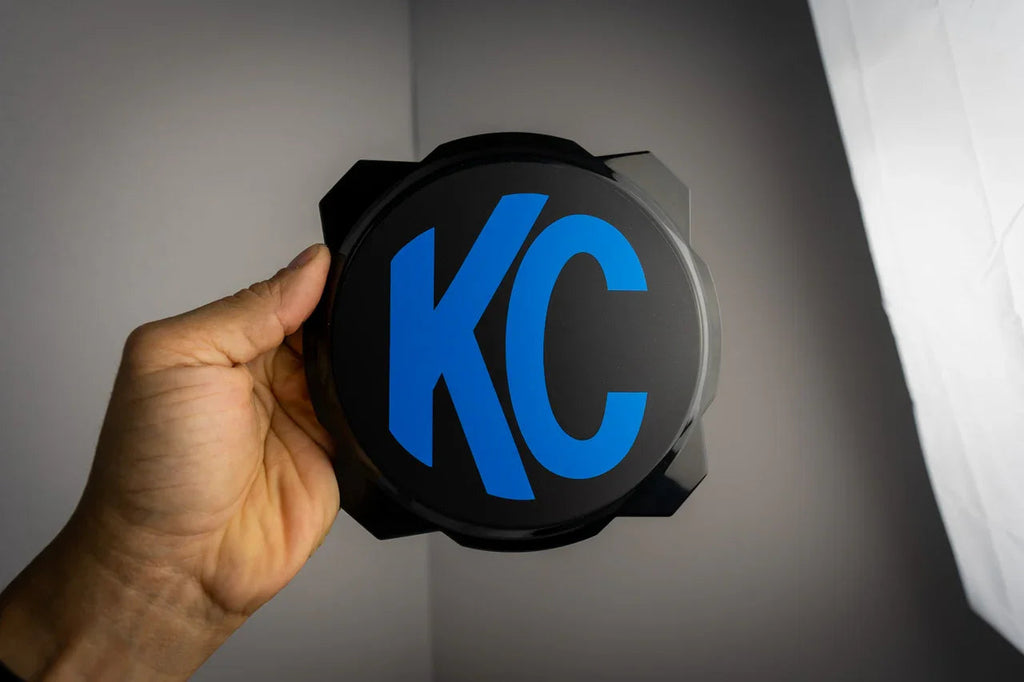 KC HiLITES Era 4 ROUND Series Light Cover Overlays - Universal StickerFab