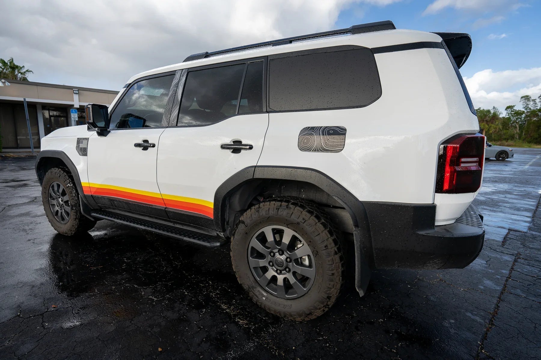 Side Window Blackout Overlays - 2024+ Land Cruiser StickerFab