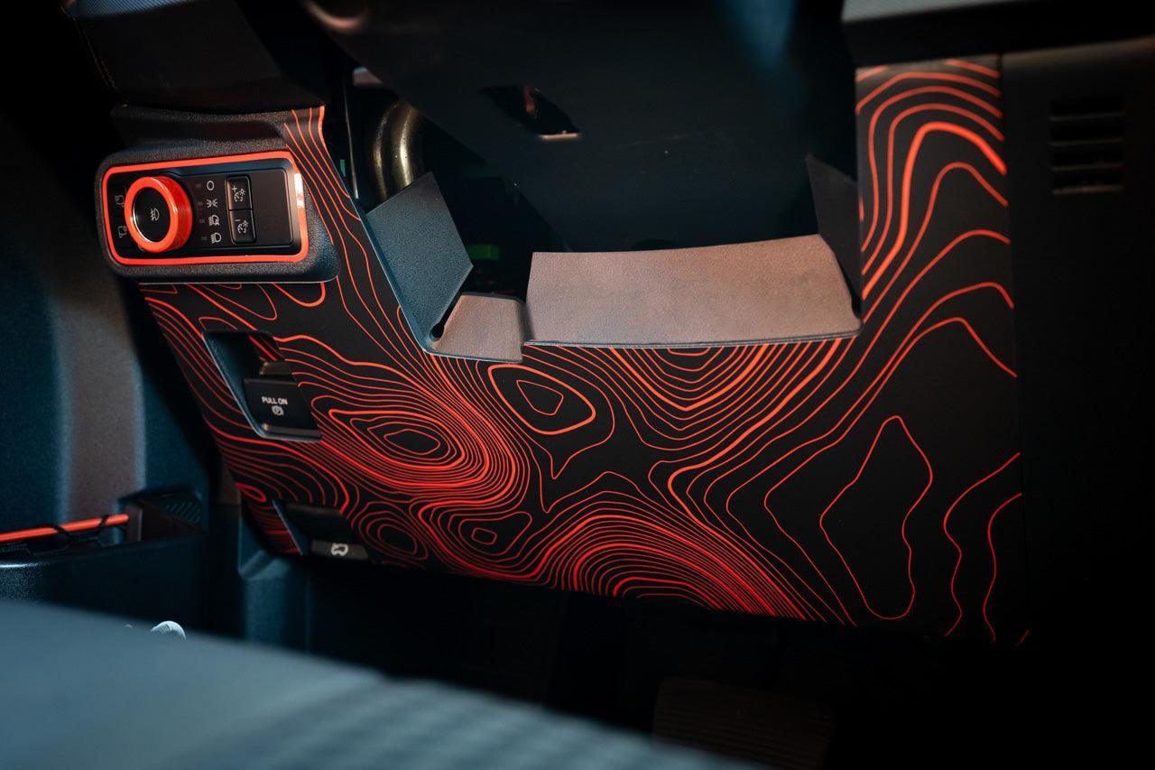 Topo Understeering Panel Overlay (Printed Series) - 2023+ Bronco (Type B) StickerFab