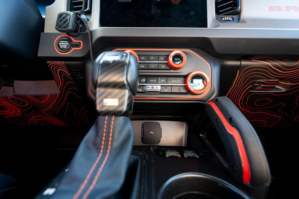 Topo Understeering Panel Overlay (Printed Series) - 2023+ Bronco (Type B) StickerFab