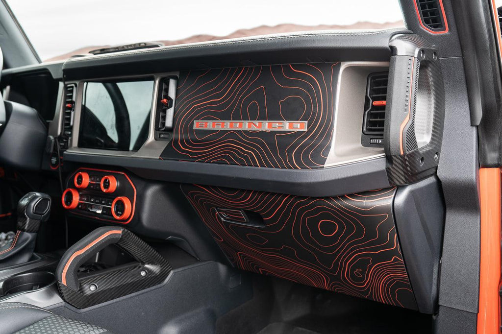 Topo 3 Piece Dash Kit (Printed Series) - 2021+ Bronco StickerFab