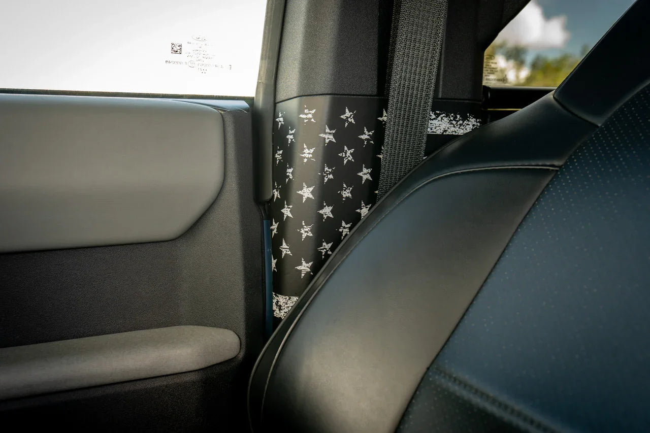 Freedom Series Seatbelt Trim Protector - 2021+ Bronco StickerFab