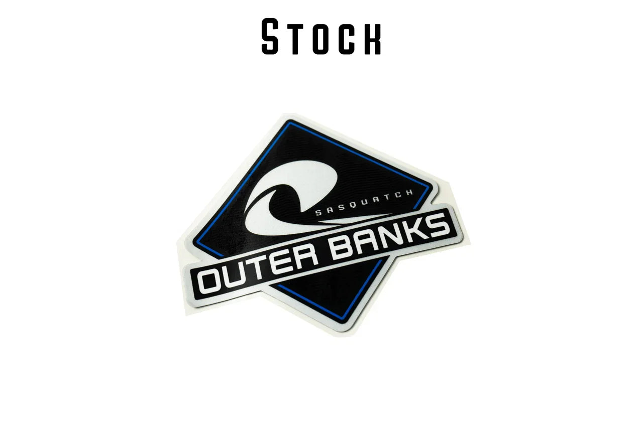 Outer Banks Fender Badge Overlays - 2021+ Bronco StickerFab