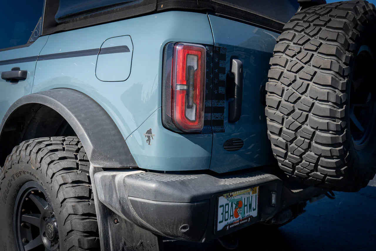 Freedom Series Rear Oval Overlays - 2021+ Bronco StickerFab