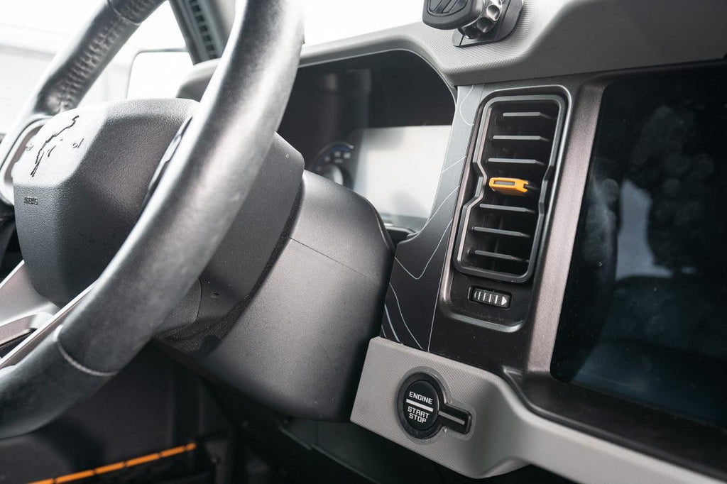 Topo 3 Piece Dash Kit (Printed Series) - 2021+ Bronco StickerFab