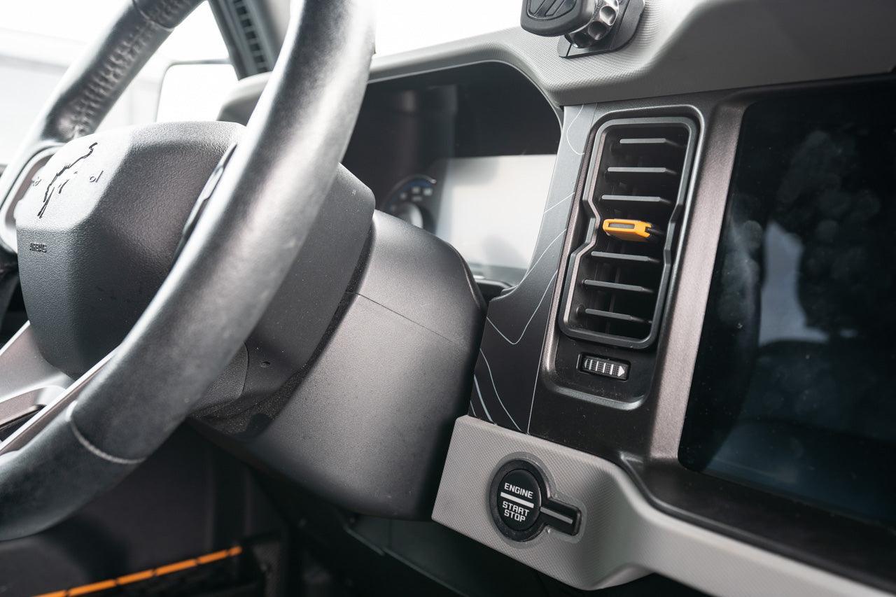 Topo 3 Piece Dash Kit (Printed Series) - 2021+ Bronco StickerFab