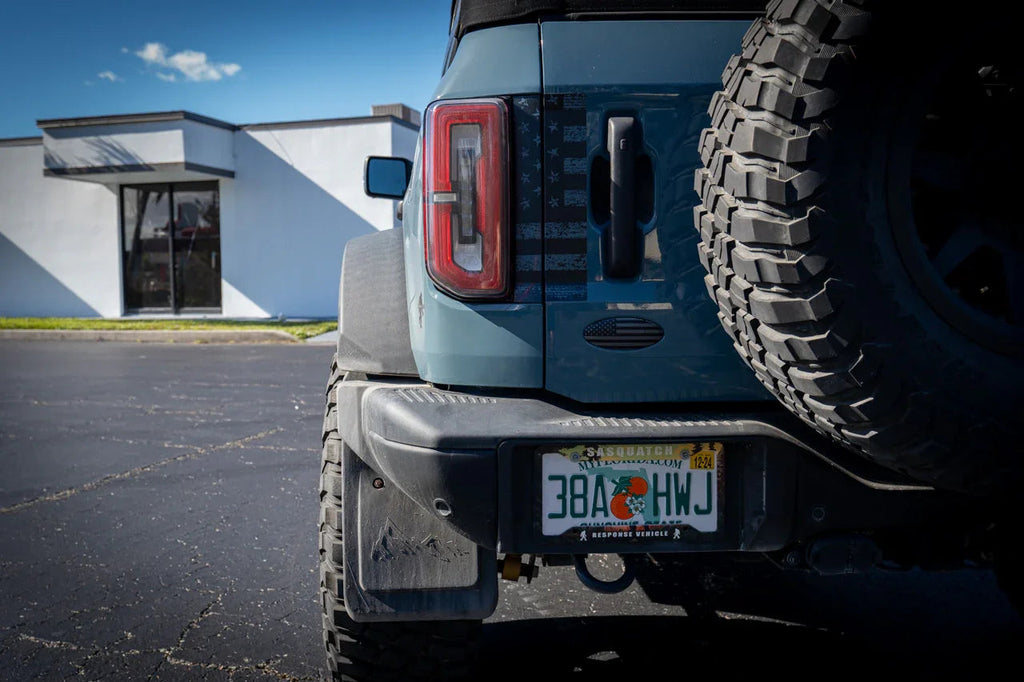 Freedom Series Rear Oval Overlays - 2021+ Bronco StickerFab
