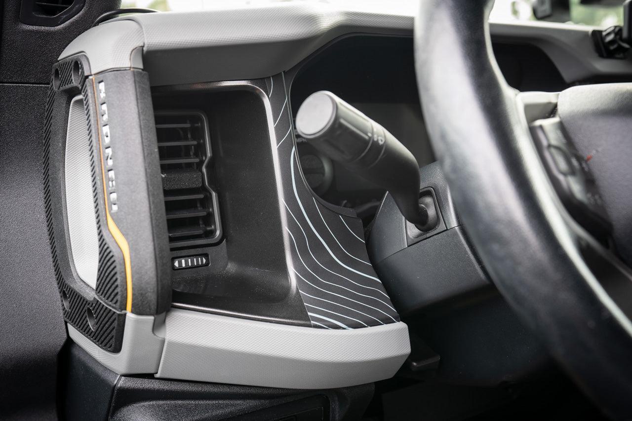 Topo 3 Piece Dash Kit (Printed Series) - 2021+ Bronco StickerFab