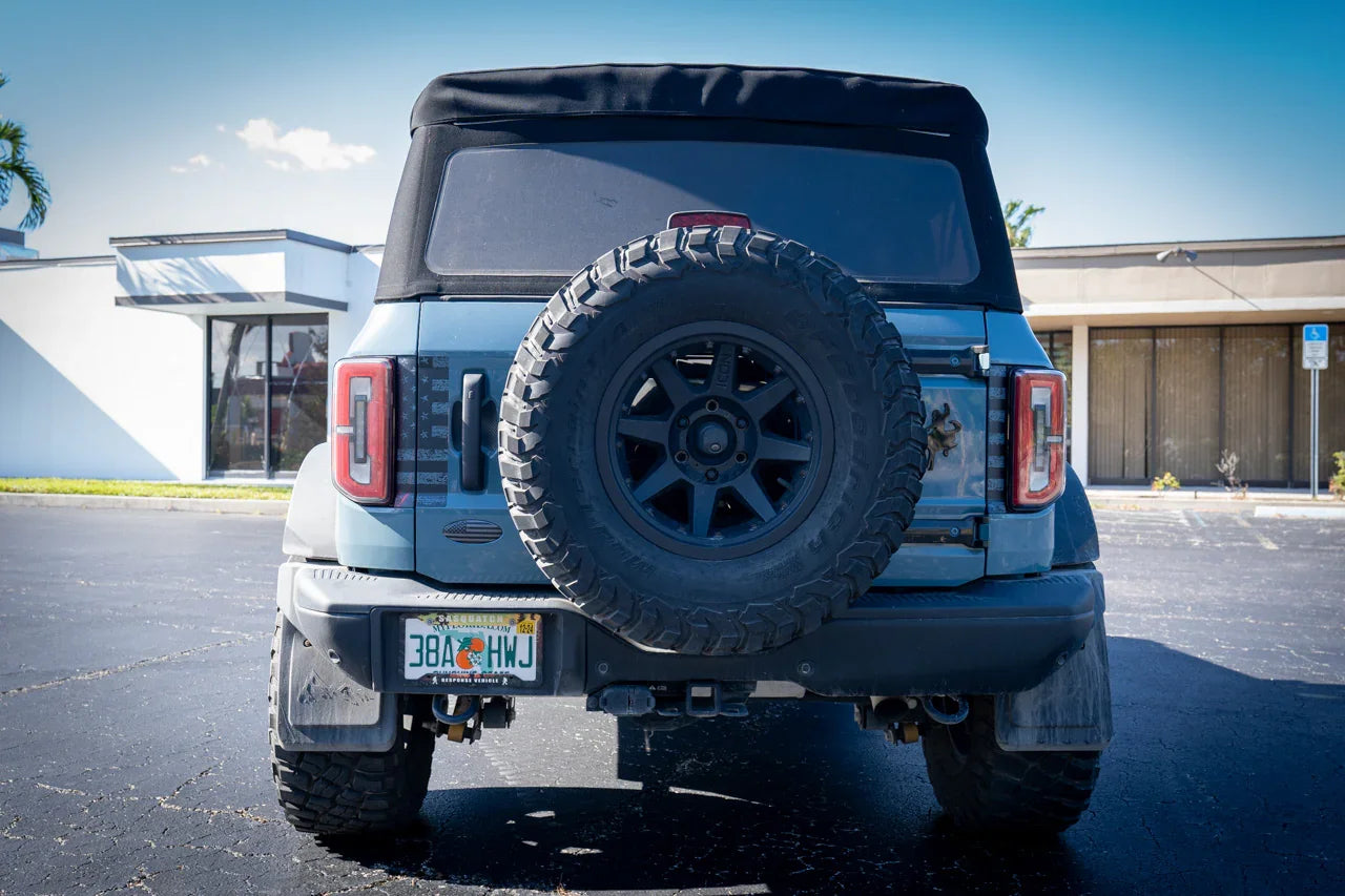 Freedom Series Rear Oval Overlays - 2021+ Bronco StickerFab