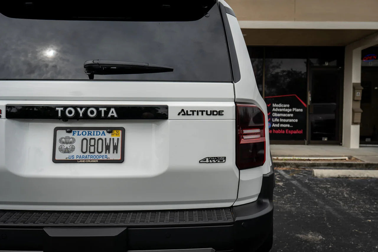 ALTITUDE LC 250 Acrylic Laser Series Tailgate Badge - 2024+ Land Cruiser StickerFab