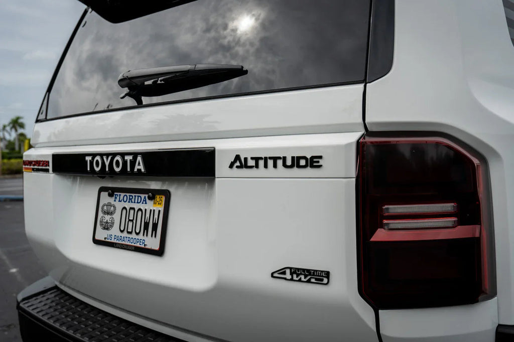 ALTITUDE LC 250 Acrylic Laser Series Tailgate Badge - 2024+ Land Cruiser StickerFab