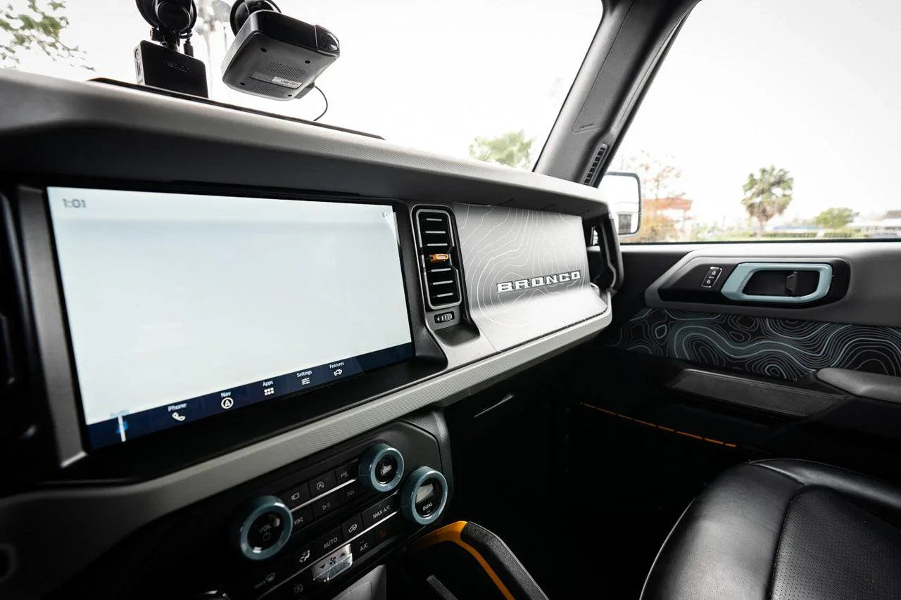 Topo 3 Piece Dash Kit (Printed Series) - 2021+ Bronco StickerFab