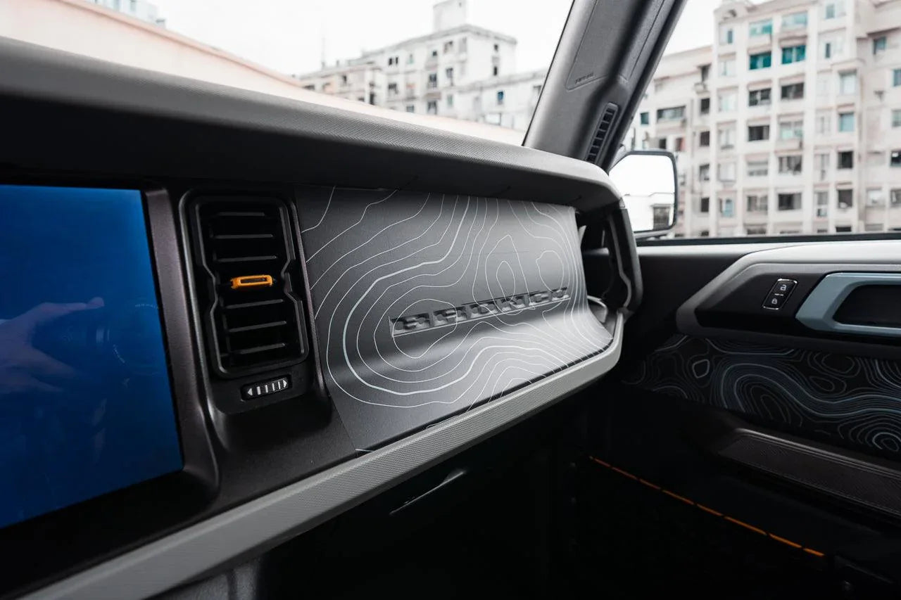 Topo 3 Piece Dash Kit (Printed Series) - 2021+ Bronco StickerFab