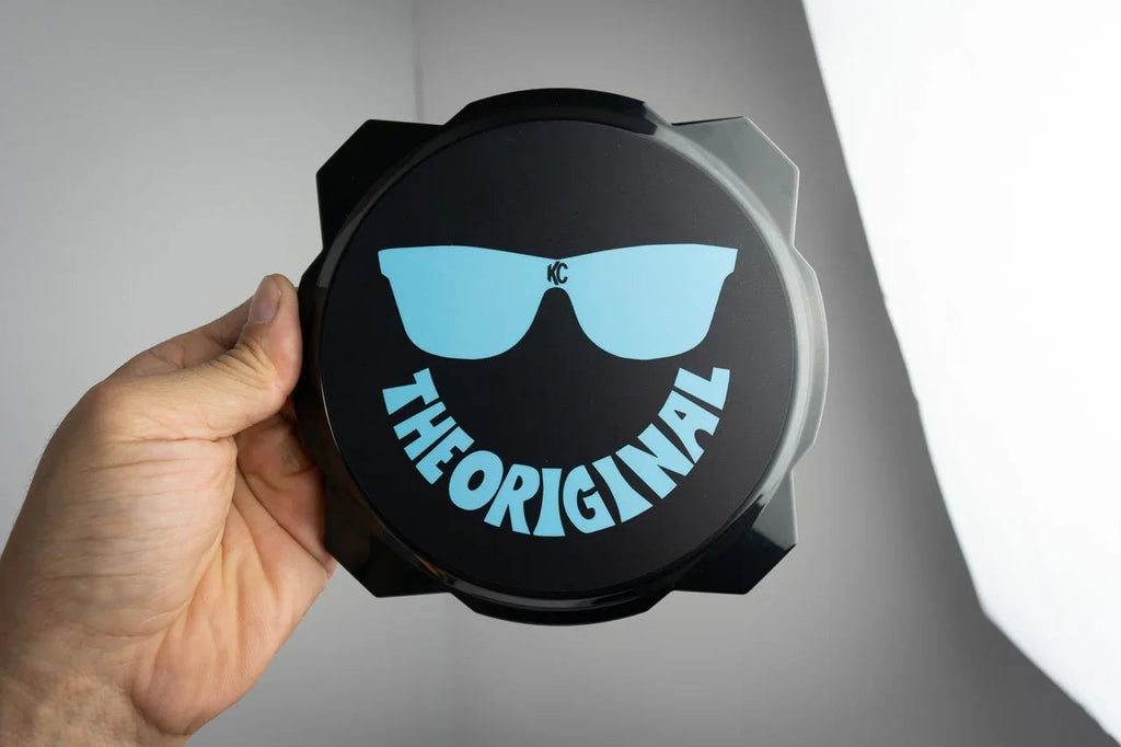 KC HiLITES Era 4 ROUND Series Light Cover Overlays - Universal StickerFab