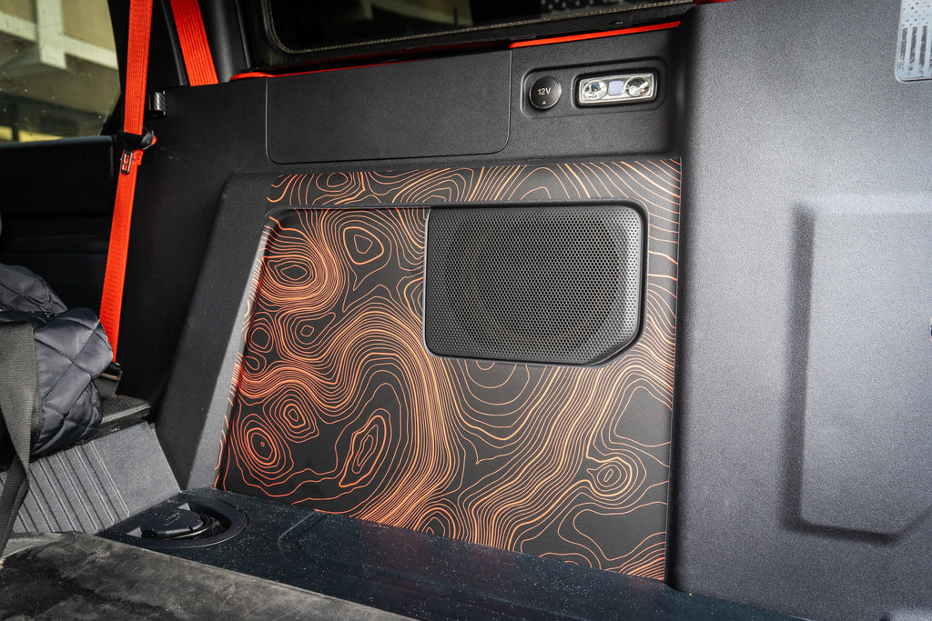 Topo Cargo Area Overlay Kit Part 1 (Printed Series) - 2021+ Bronco 4 Door StickerFab