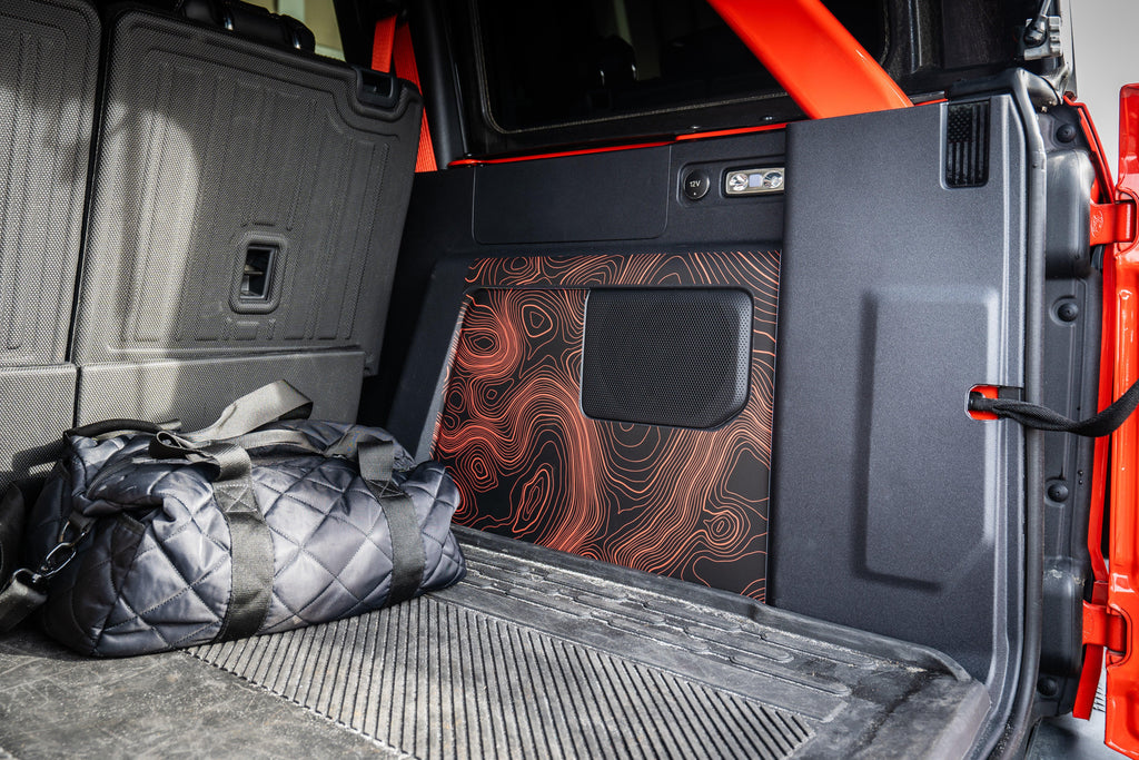 Topo Cargo Area Overlay Kit Part 1 (Printed Series) - 2021+ Bronco 4 Door StickerFab
