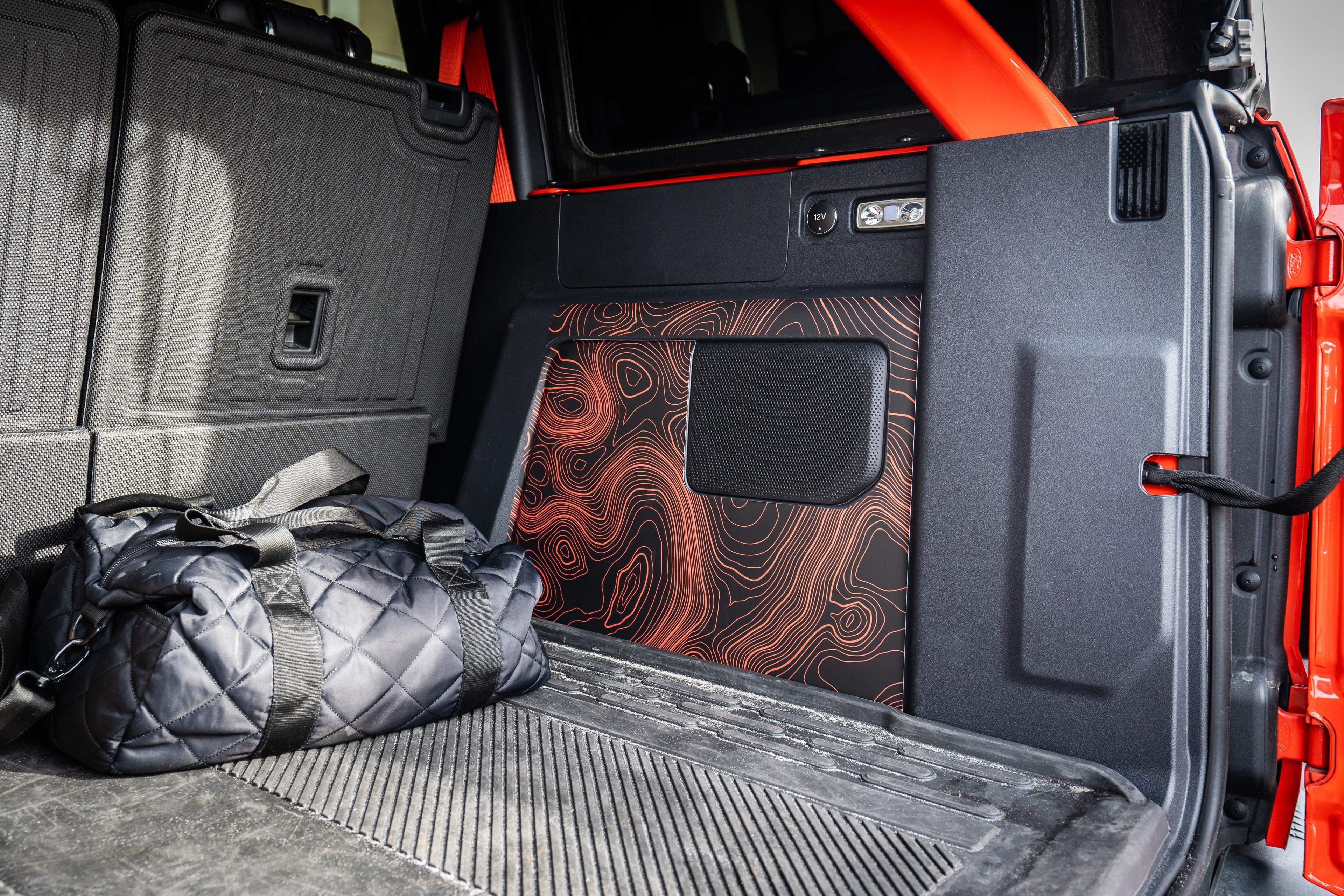 Topo Cargo Area Overlay Kit Part 1 (Printed Series) - 2021+ Bronco 4 Door StickerFab