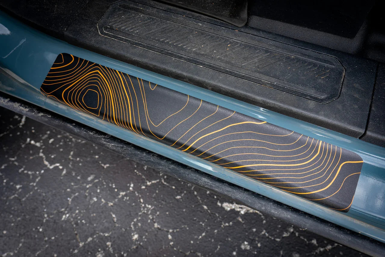 Croc Strips Door Sill Protectors - 2021+ Bronco StickerFab