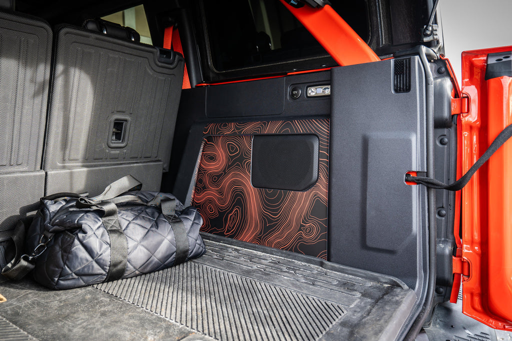 Topo Cargo Area Overlay Kit Part 1 (Printed Series) - 2021+ Bronco 4 Door StickerFab