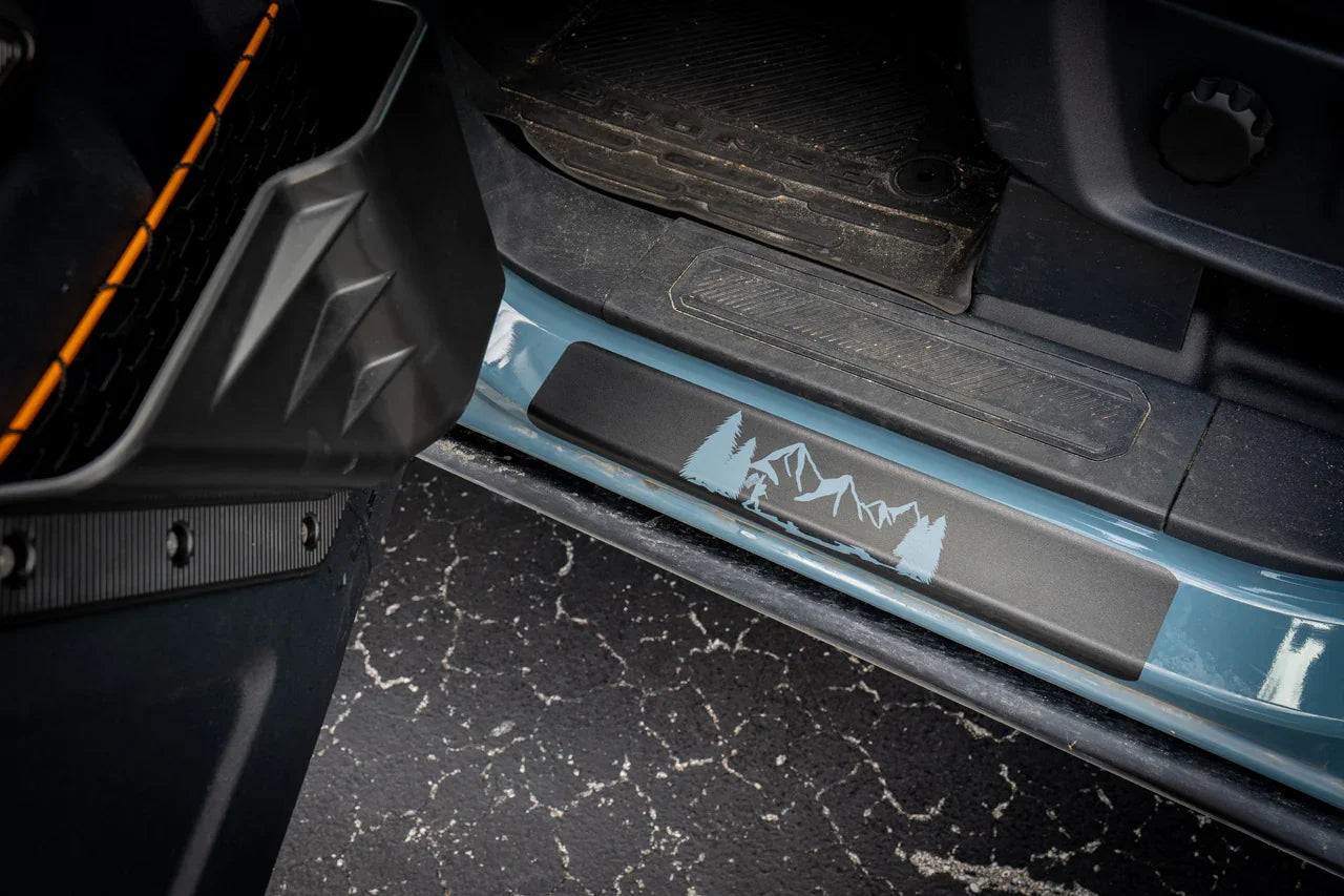 Croc Strips Door Sill Protectors - 2021+ Bronco StickerFab