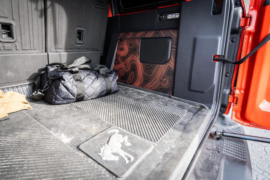 Topo Cargo Area Overlay Kit Part 1 (Printed Series) - 2021+ Bronco 4 Door StickerFab