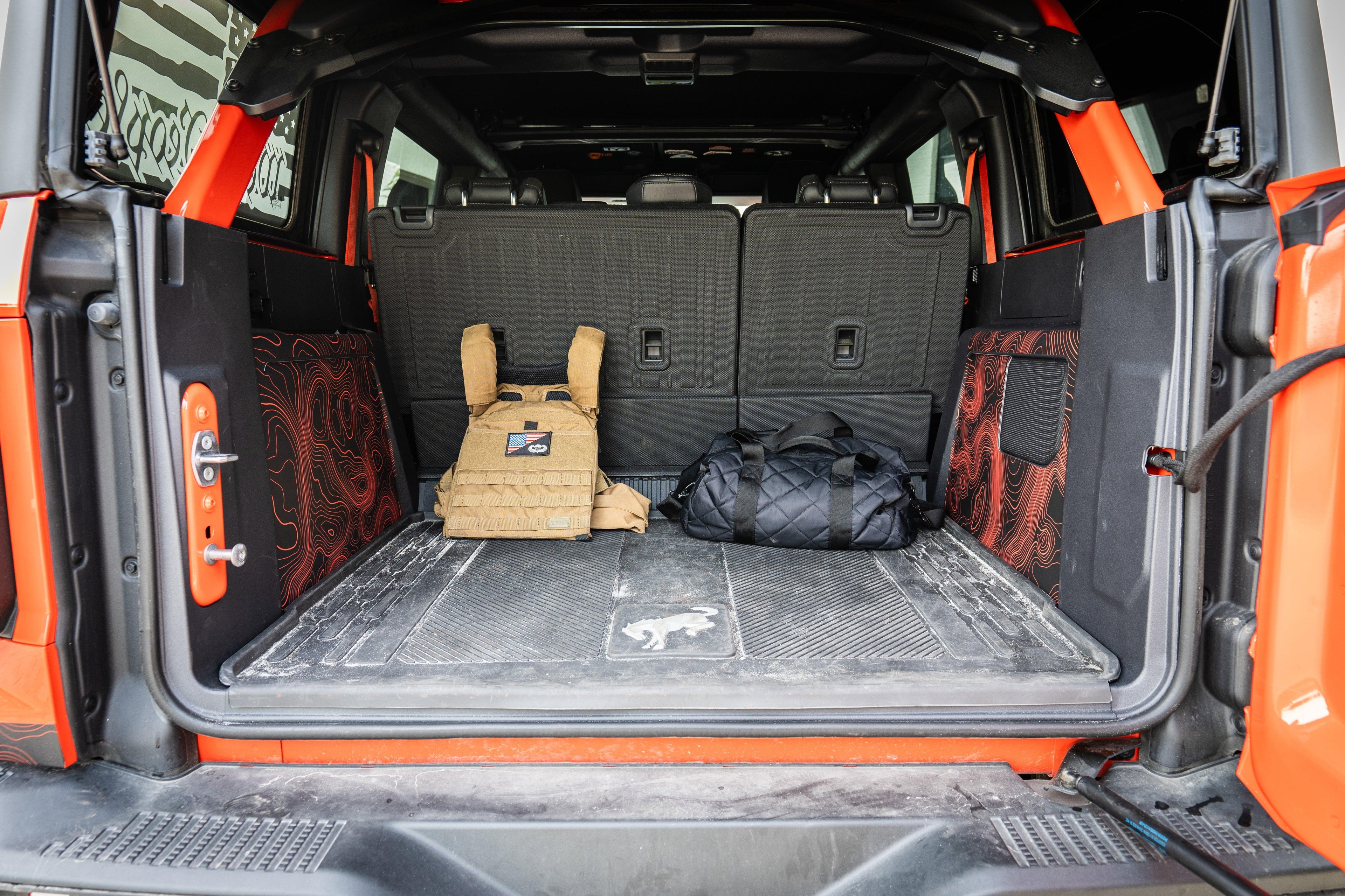 Topo Cargo Area Overlay Kit Part 1 (Printed Series) - 2021+ Bronco 4 Door StickerFab
