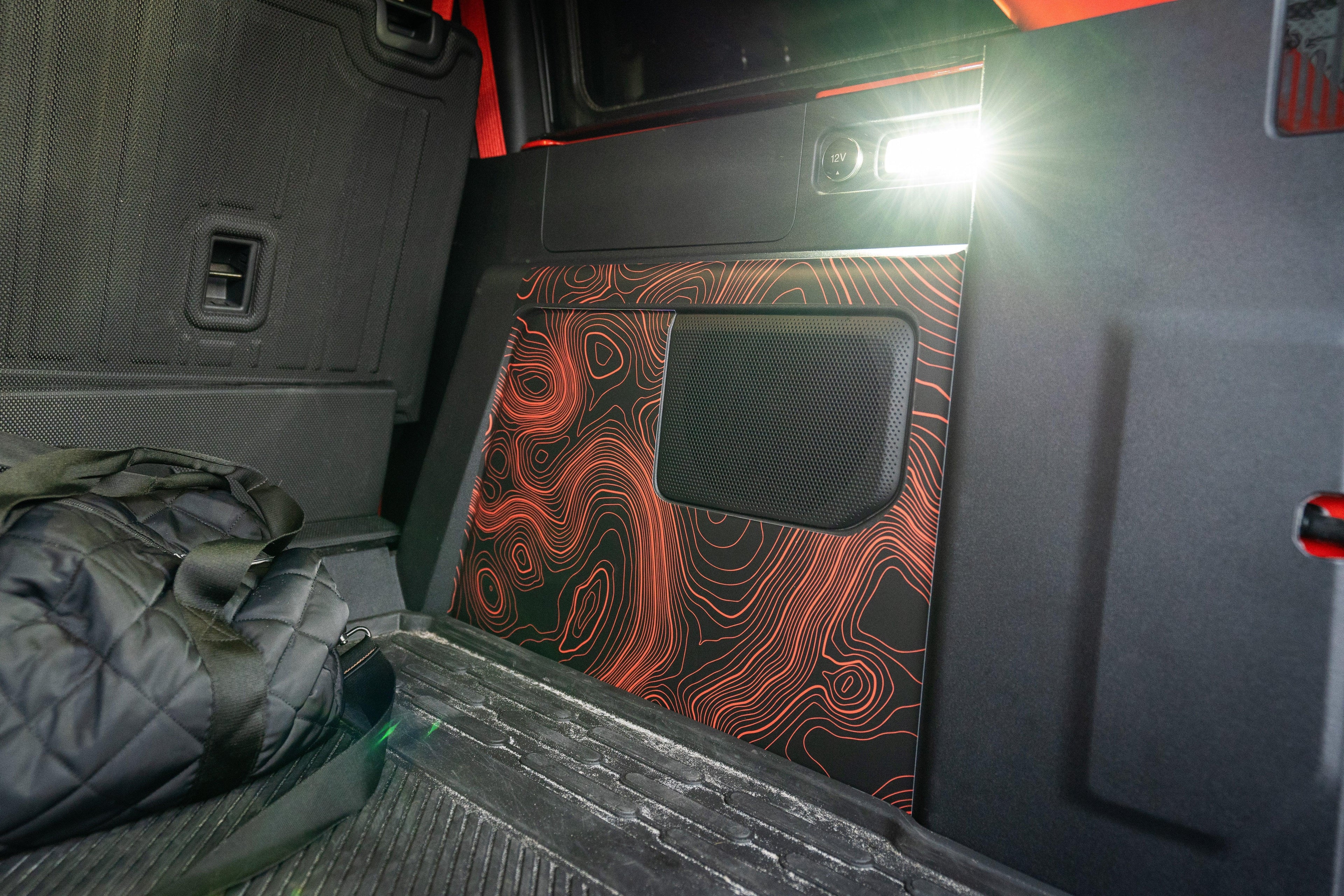 Topo Cargo Area Overlay Kit Part 1 (Printed Series) - 2021+ Bronco 4 Door StickerFab