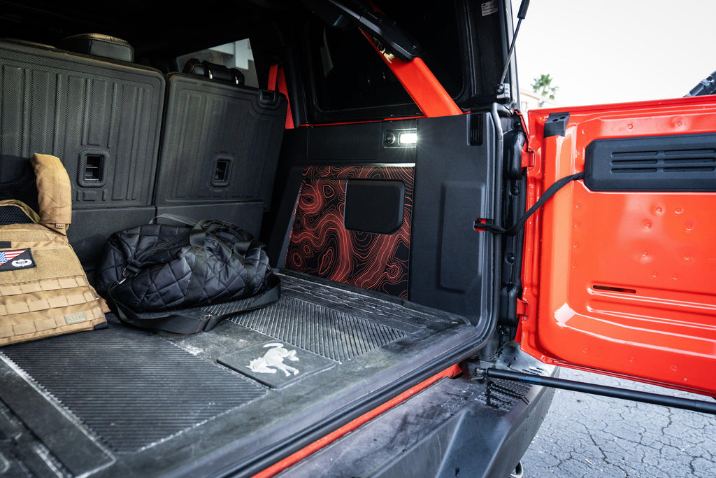 Topo Cargo Area Overlay Kit Part 1 (Printed Series) - 2021+ Bronco 4 Door StickerFab