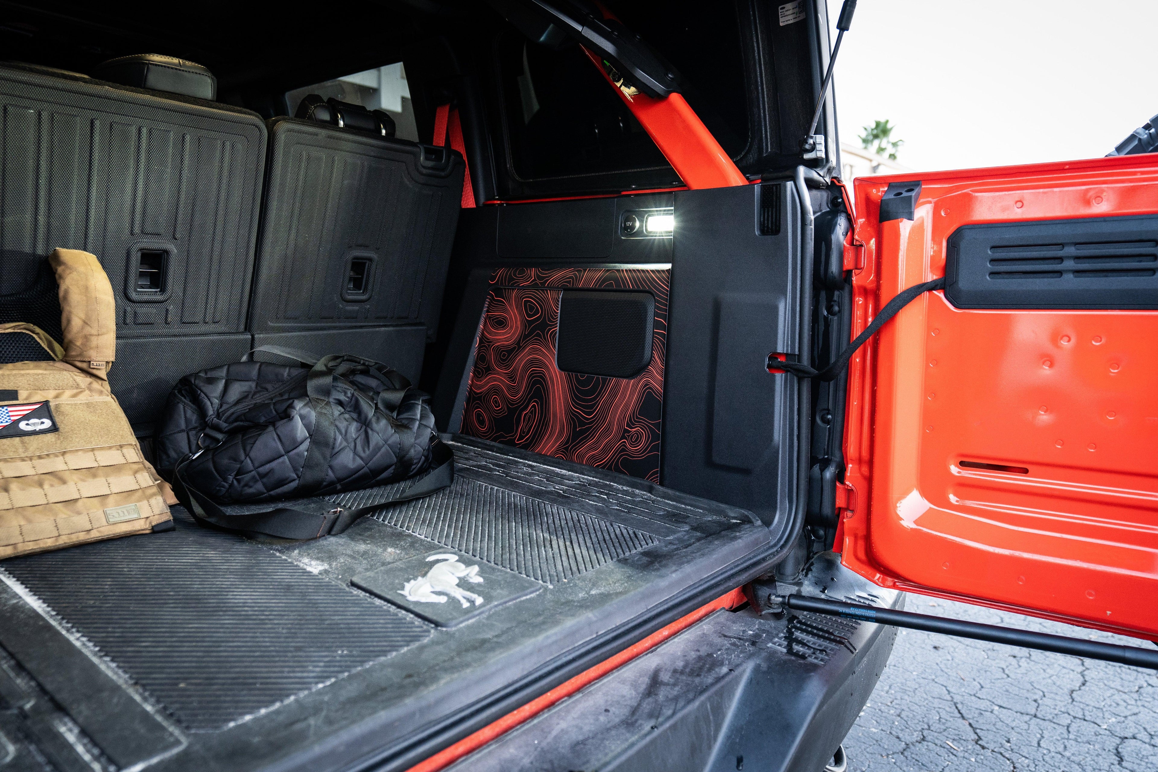 Topo Cargo Area Overlay Kit Part 1 (Printed Series) - 2021+ Bronco 4 Door StickerFab