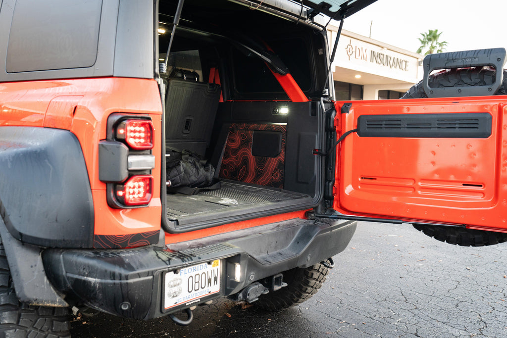 Topo Cargo Area Overlay Kit Part 1 (Printed Series) - 2021+ Bronco 4 Door StickerFab