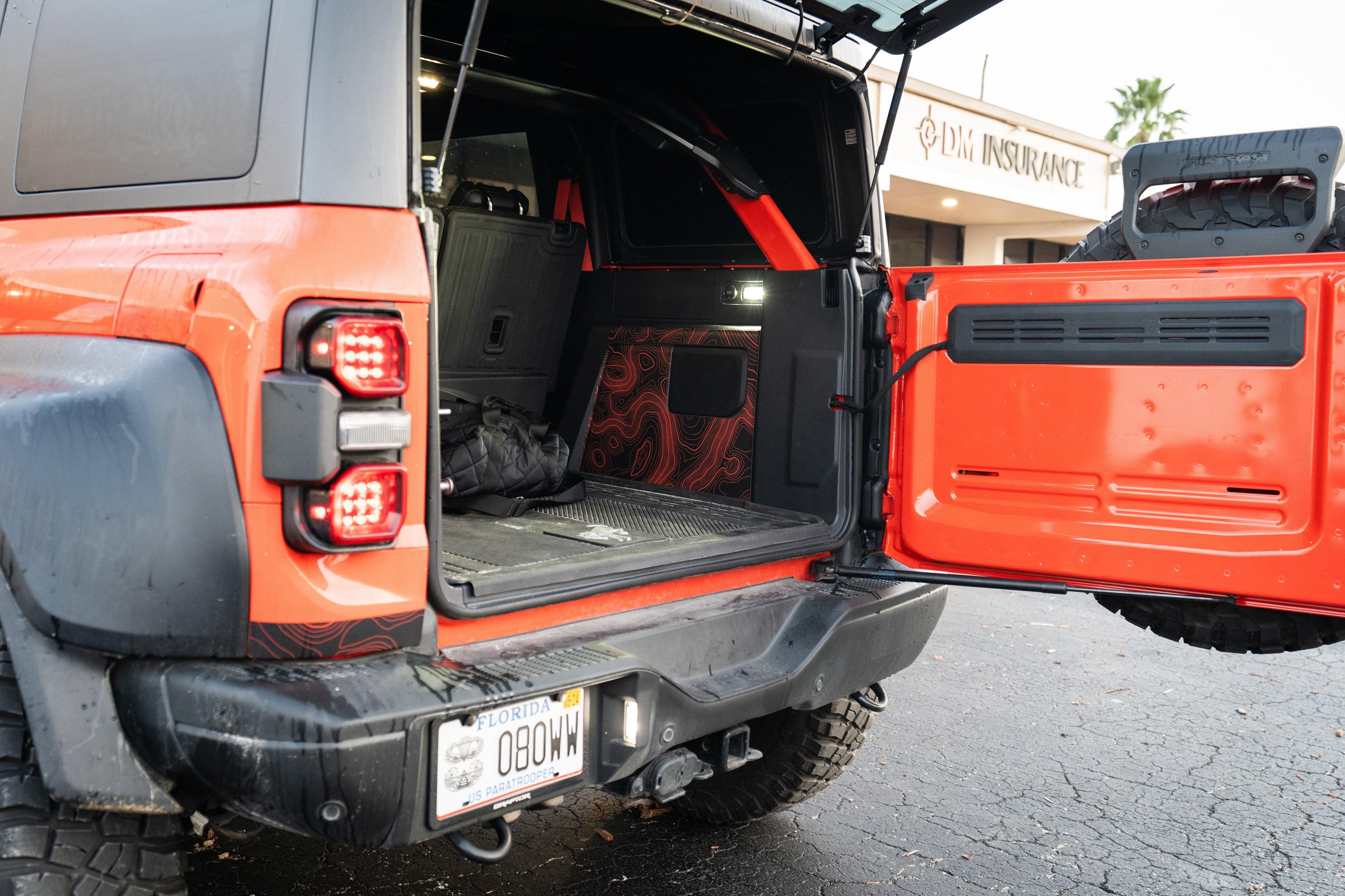 Topo Cargo Area Overlay Kit Part 1 (Printed Series) - 2021+ Bronco 4 Door StickerFab