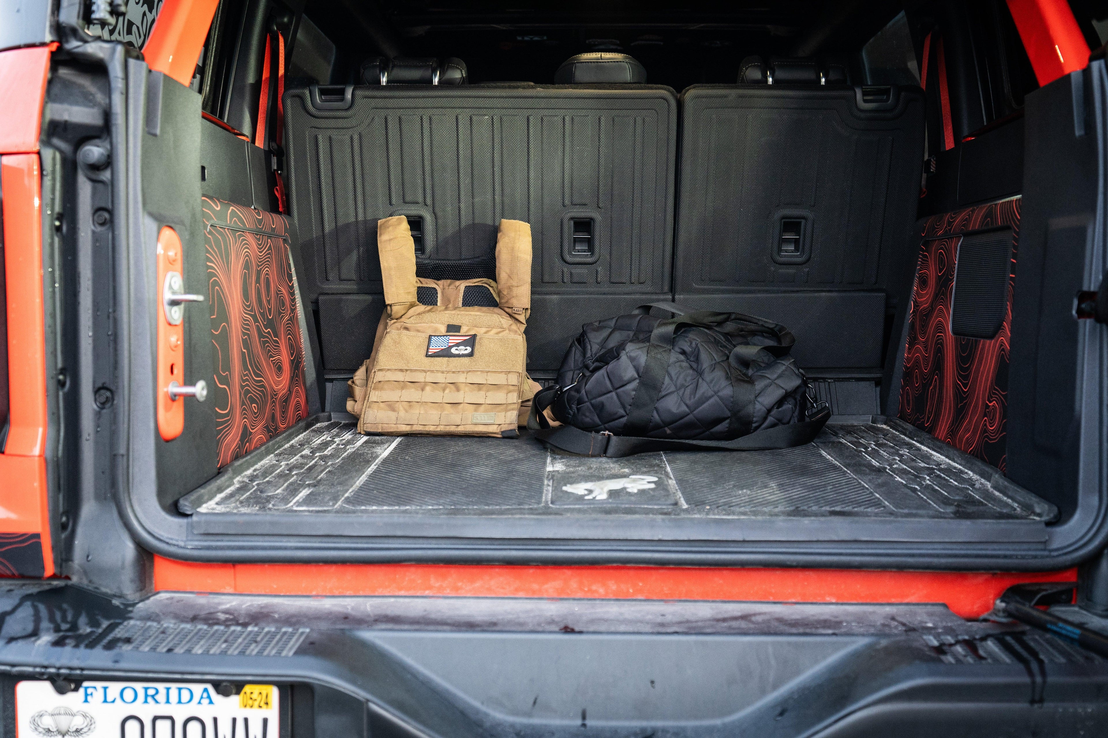 Topo Cargo Area Overlay Kit Part 1 (Printed Series) - 2021+ Bronco 4 Door StickerFab