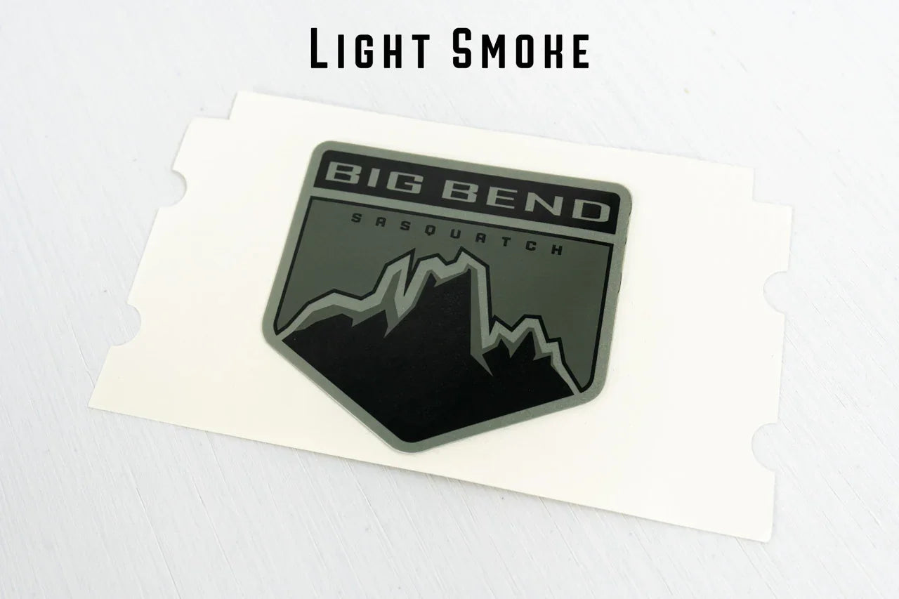 Big Bend Fender Badge Overlays - 2021+ Bronco StickerFab