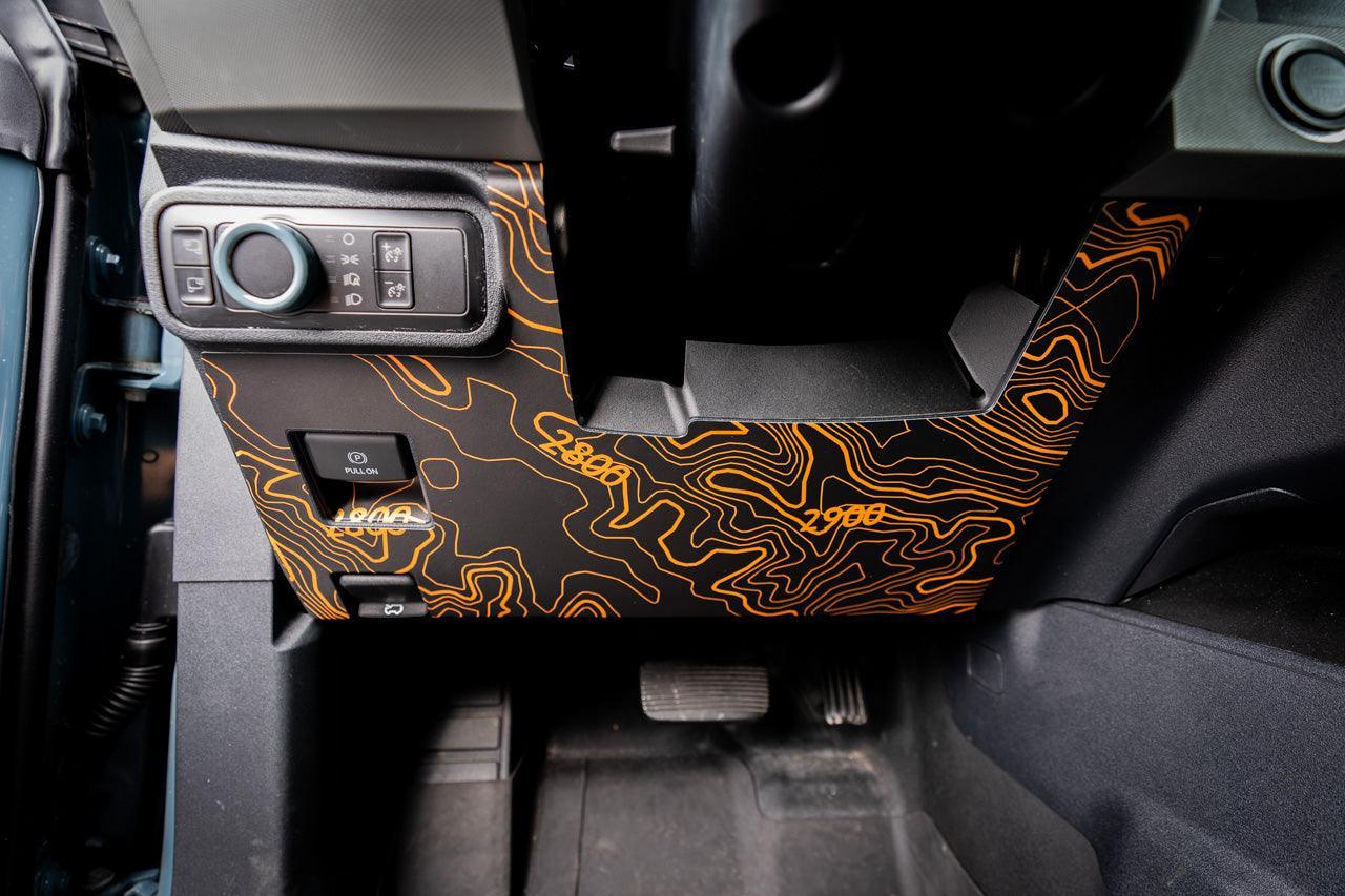 Topo Understeering Panel Overlay (Printed Series) - 2021-2022 Bronco (Type A) StickerFab
